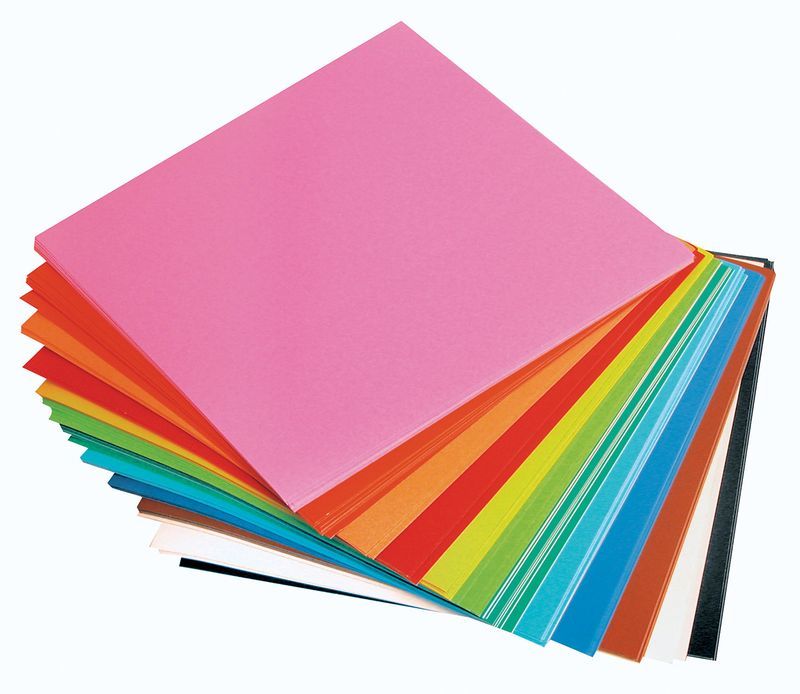 Adhesive Paper Squares - Assorted (Pack of 100)
