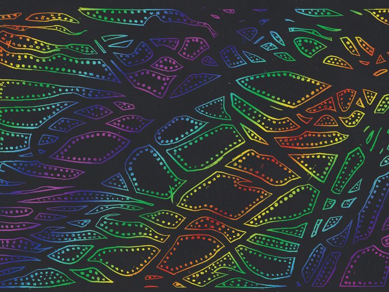 Scratch Rainbow Scraper Card (A4) - Pack of 12