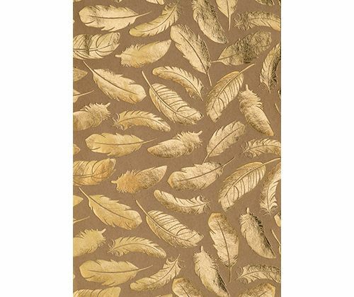 Printed Foil Kraft Paper (A4) - Pack of 40