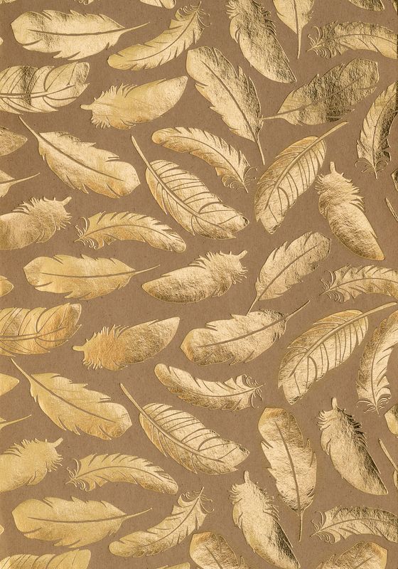 Printed Foil Kraft Paper (A4) - Pack of 40