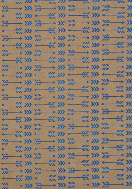 Printed Foil Kraft Paper (A4) - Pack of 40