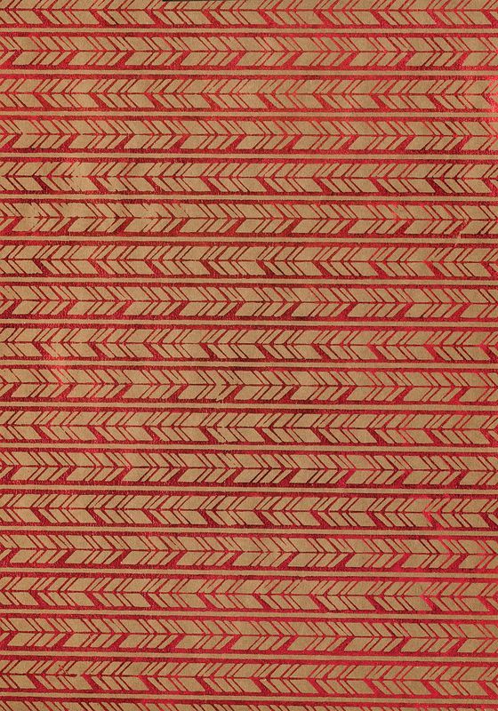 Printed Foil Kraft Paper (A4) - Pack of 40