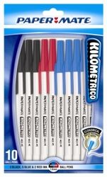 Papermate Pen - Ballpoint Kilometrico: Medium Variety (Pack of 10)