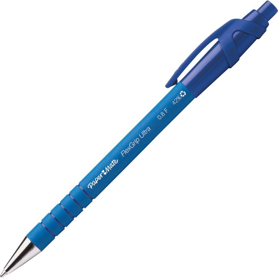 Papermate Pen Ballpoint - Flexgrip Ultra (Retractable): Fine Blue (Single)