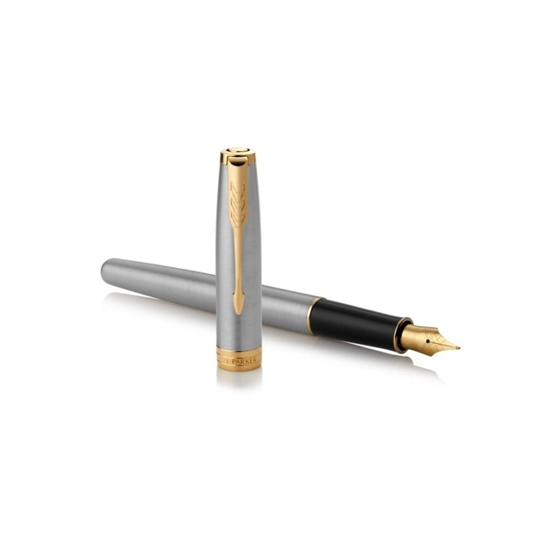 Parker Sonnet Fountain Pen - Red Lacquer, Gold Trim