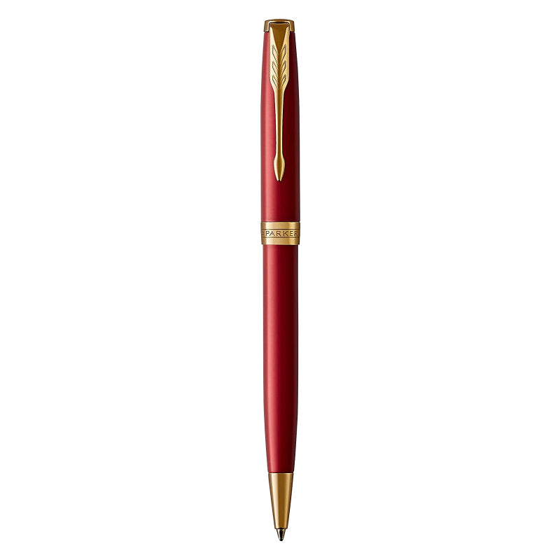 Parker Sonnet Ballpoint Pen - Red Lacquer, Gold Trim