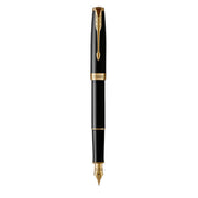 Parker Sonnet Fountain Pen - Black Lacquer, Gold Trim