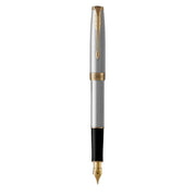 Parker Sonnet Fountain Pen - Stainless Steel, Gold Trim