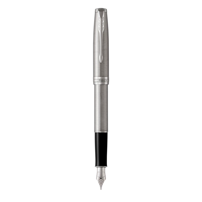 Parker Sonnet Fountain Pen - Stainless Steel, Chrome Trim