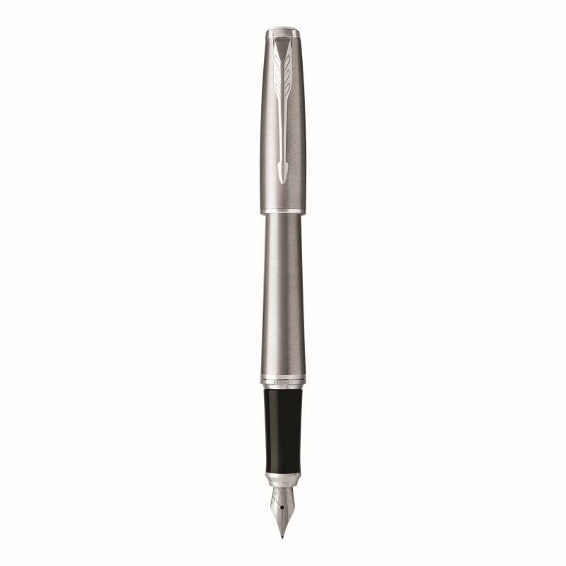 Parker Urban Metro Fountain Pen - Metallic, Chrome Trim, Medium Nib
