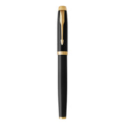 Parker IM Fountain Pen - Black Lacquer, Gold Trim