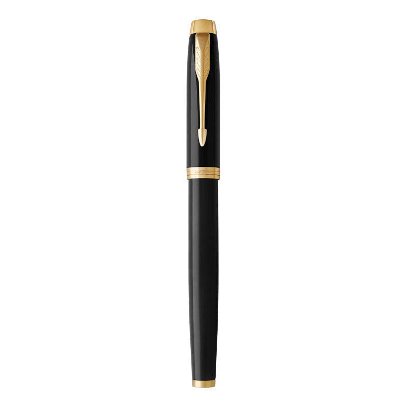 Parker IM Fountain Pen - Black Lacquer, Gold Trim