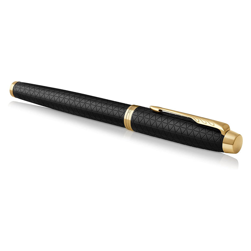 Parker IM Premium Ballpoint Pen - Black and Gold, Medium Tip