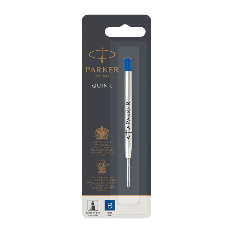 Parker Ballpoint Pen Refill - Broad Tip, Blue Ink