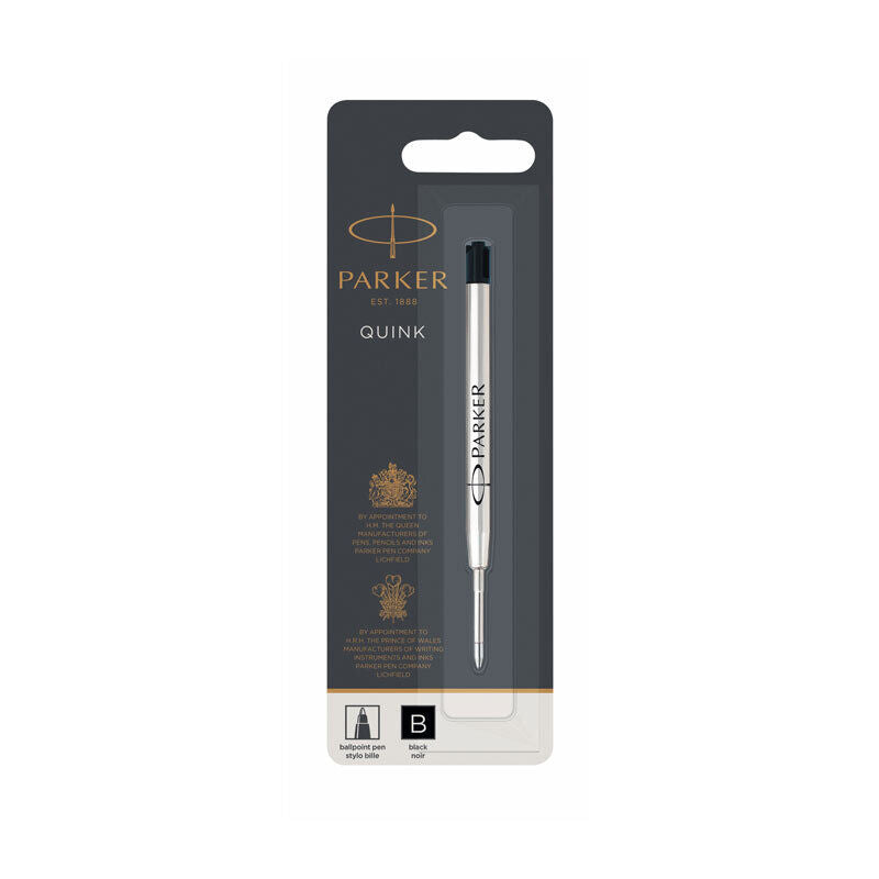 Parker Ballpoint Pen Refill - Broad Tip, Black Ink
