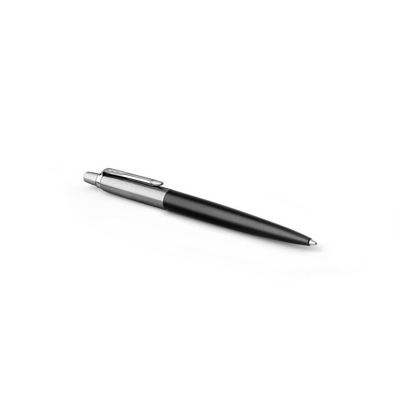 Parker Jotter Ballpoint Pen - Bond Street Black, Chrome Trim