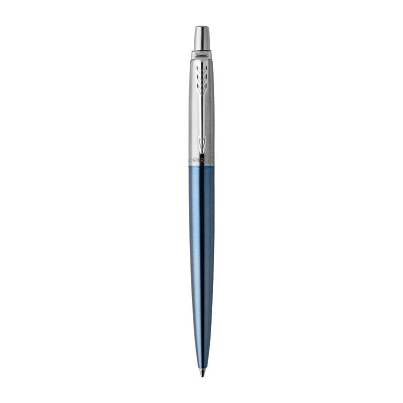 Parker Jotter Ballpoint Pen - Waterloo Blue, Chrome Trim