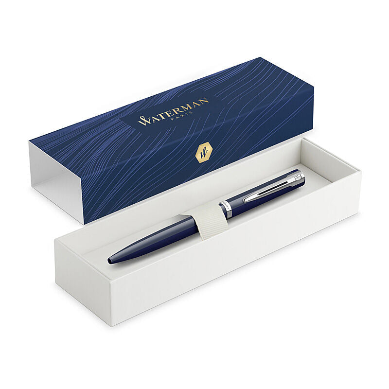 Waterman Impr Ballpoint Blue Lacq Medium