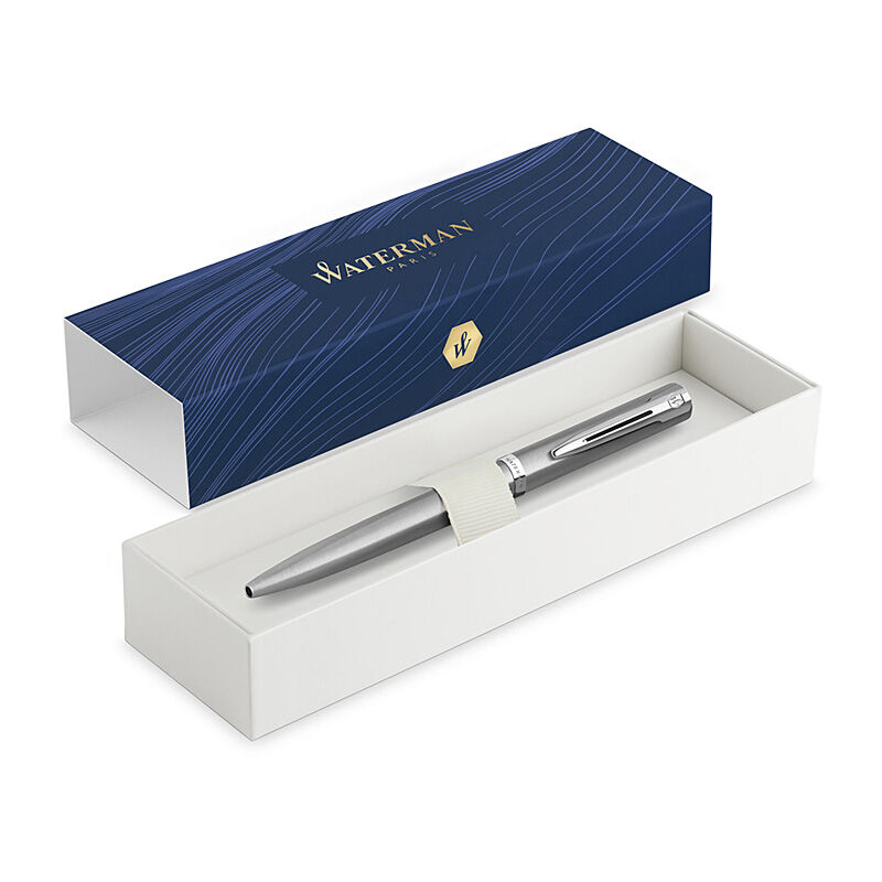 Waterman Impr Ballpoint Stainless Steel CT Medium