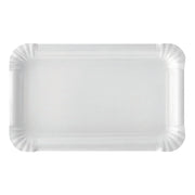 Zart Paper Plates Rectangle White Pack of 50