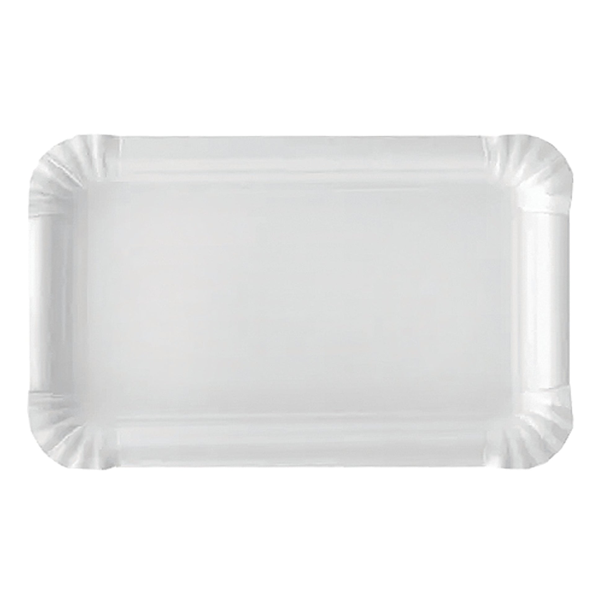 Zart Paper Plates Rectangle White Pack of 50