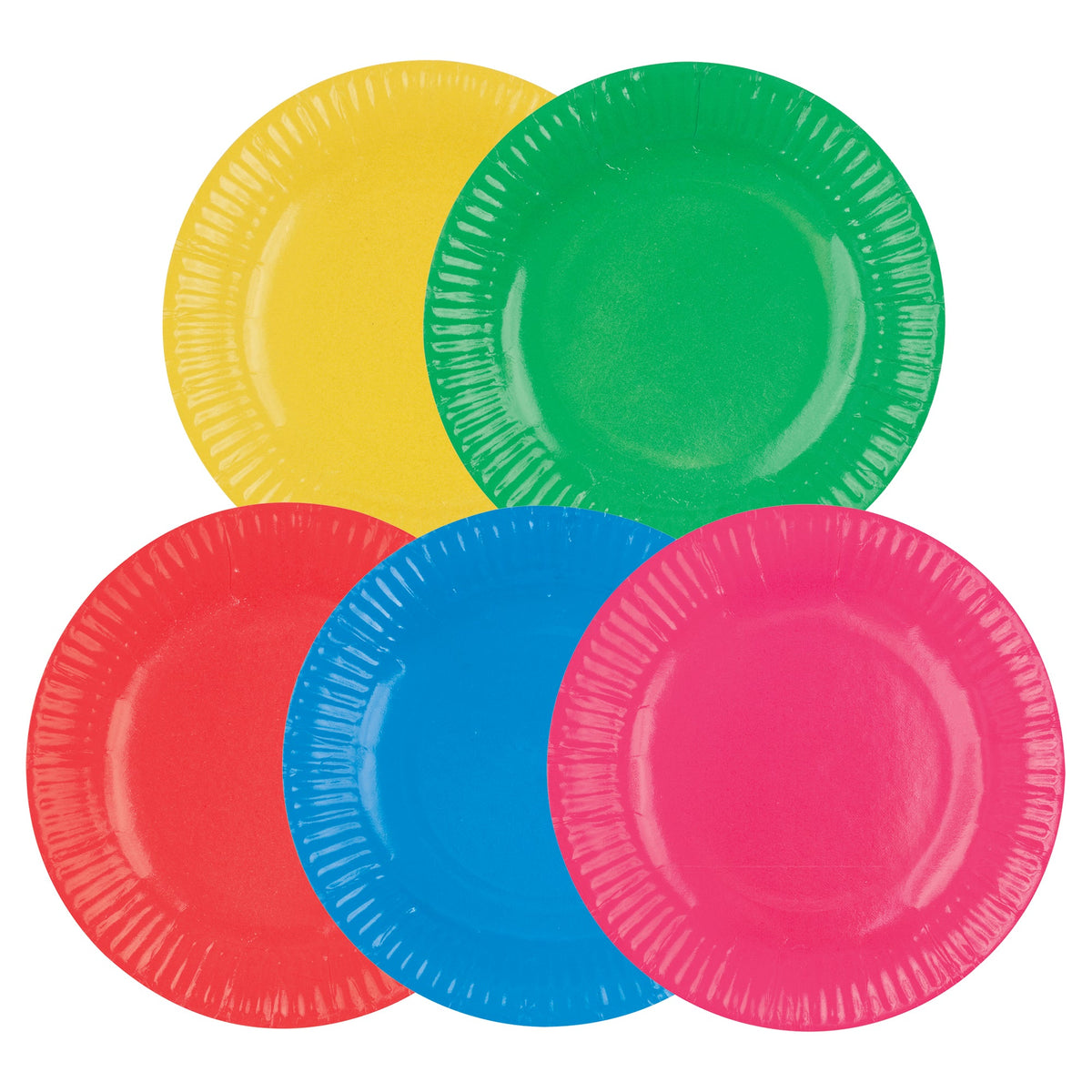Zart Paper Plate Coloured 18cm