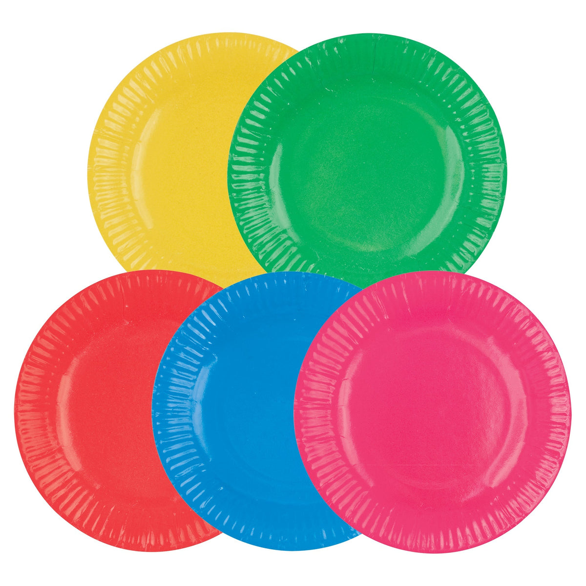 Zart Paper Plate Coloured