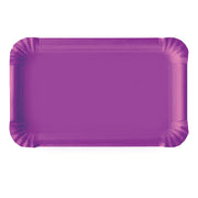 Zart Paper Plates Rectangle Colour Pack of 50