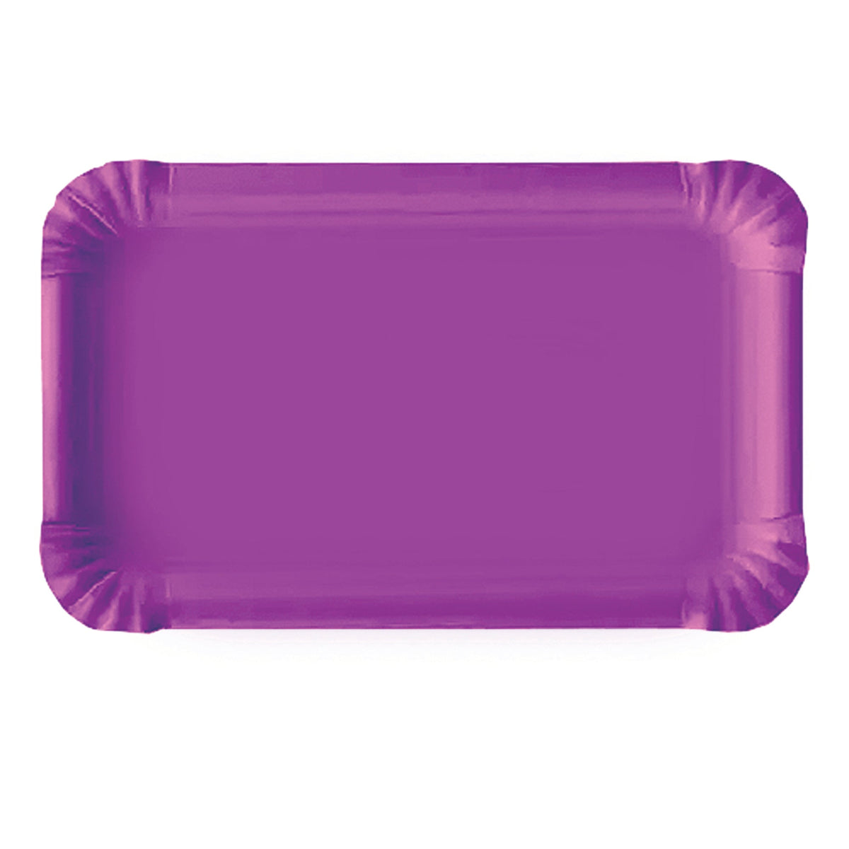 Zart Paper Plates Rectangle Colour Pack of 50