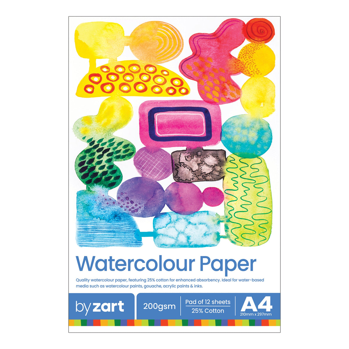 Zart Watercolour Pad A4 25% Cotton