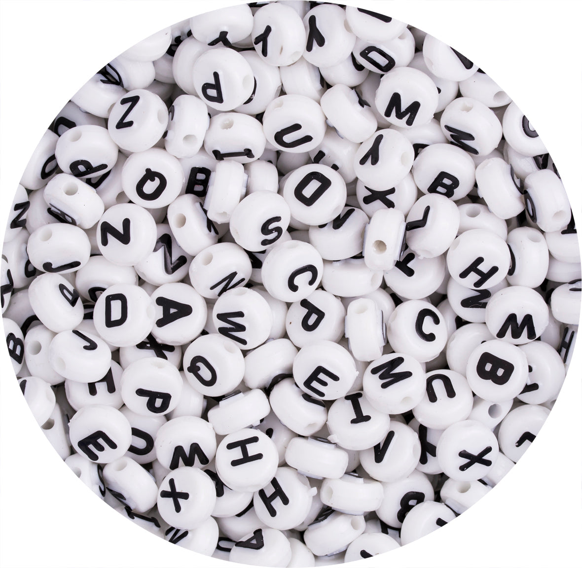 Pony Beads Alphabet Mix - Pack of 350