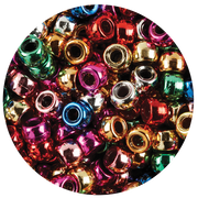 Pony Beads Metallic Colours - Pack of 1000