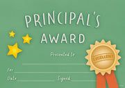 Principal's Award - Certificates