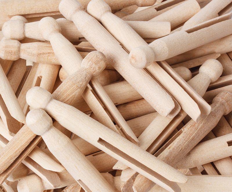 Dolly Pegs - Mini (11cm): Natural (Pack of 60)