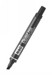 Pentel Marker - N60: Permanent Chisel Point Black (Single)