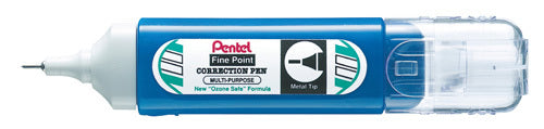 Pentel Correction Pen - Steel Point: 12mL (Box of 12)