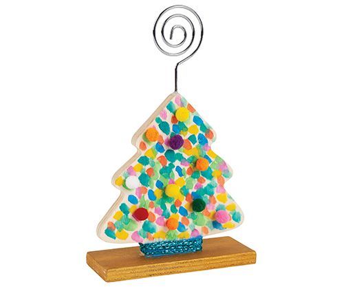 Wooden Stand Photo Holder - Tree