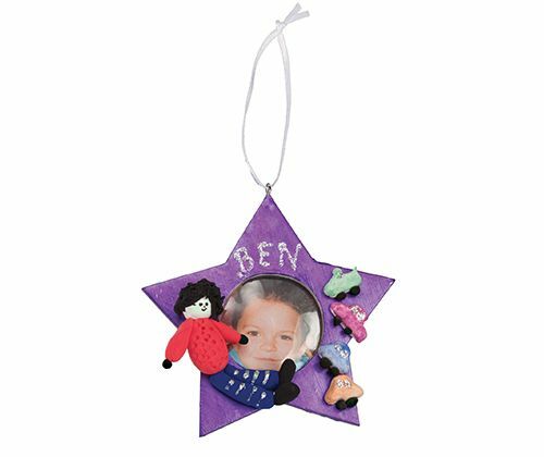 Clay Photo Frames (Pack of 10) - Stars