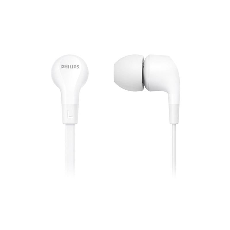 Philips Wired Earbud Gel White [TAE1105WT/00]