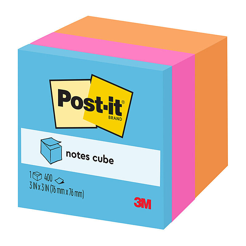 Post-It Cube 2053-ELT-O Box of 4