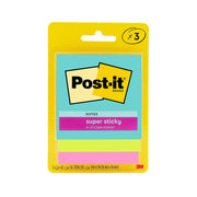 Post-It Super Sticky Notes Miami 76 x 76mm 3-Pack (Box of 6)
