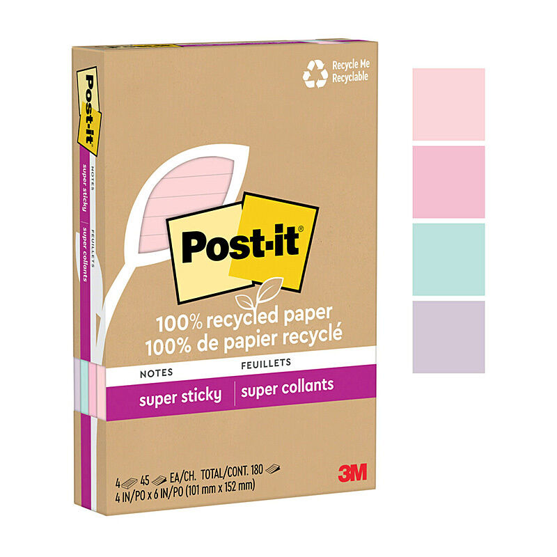 Post-It SS 4621R-4SSNRP 101x152 - Pack of 4