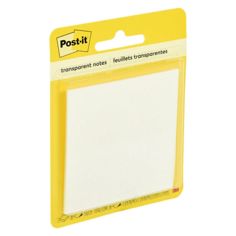 Post-It Notes 600-TRSPT Clear Box of 6