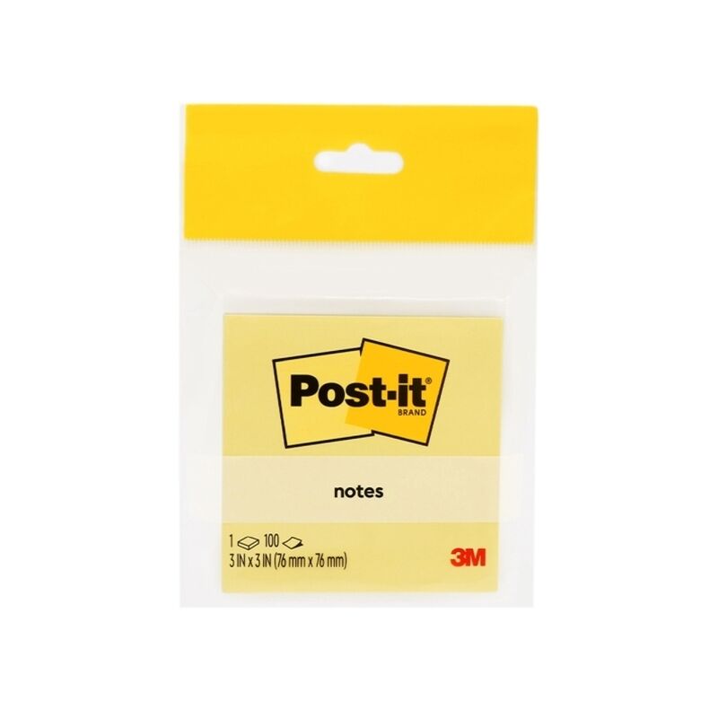 Post-It Notes Yellow 76 x 76mm (Box of 12)