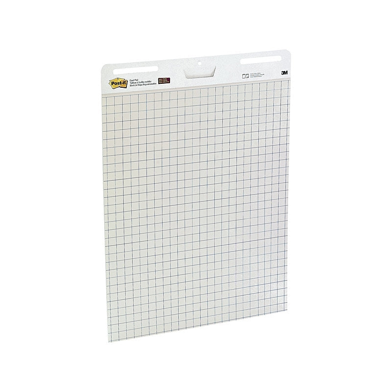 Post-It Self Stick Easel Pads Blue Grid 635 x 775mm (Box of 2)