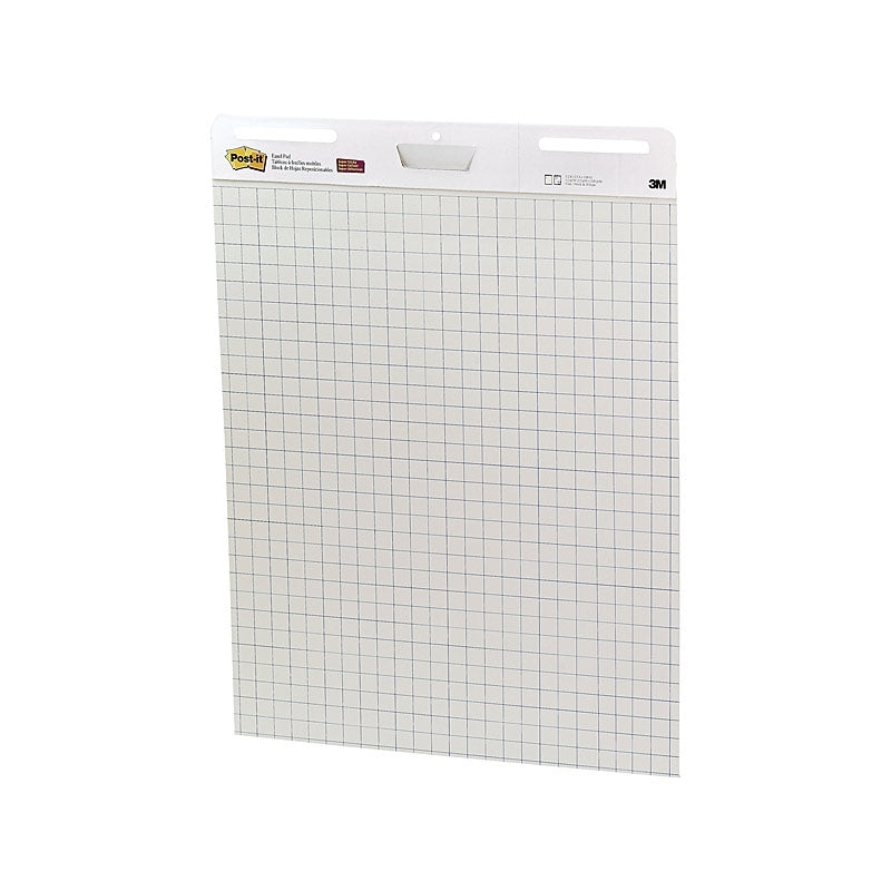 Post-It Self Stick Easel Pads Blue Grid 635 x 775mm (Box of 2)