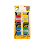 Post-it Flags Red, Yellow, Green and Blue Value Pack with Pen