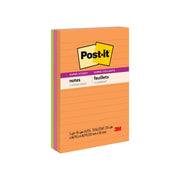 Post-it Lined Super Sticky Notes Rio de Janeiro 101 x 152mm - 3 Pack