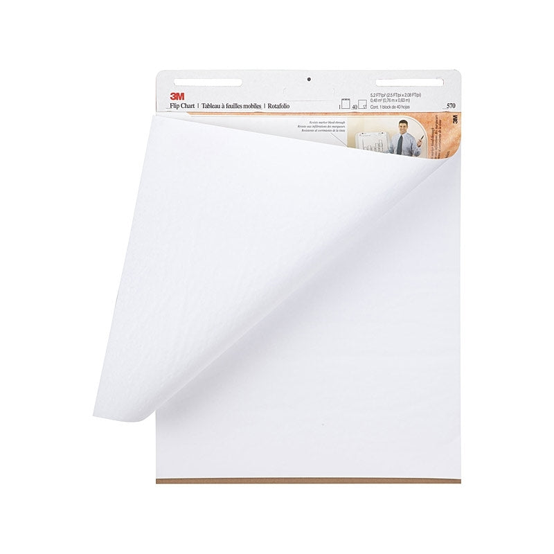 Post-It Flip Chart White 635 x 762mm (Box of 2)