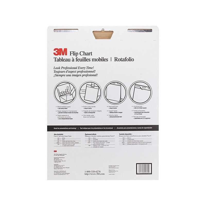 Post-It Flip Chart White 635 x 762mm (Box of 2)